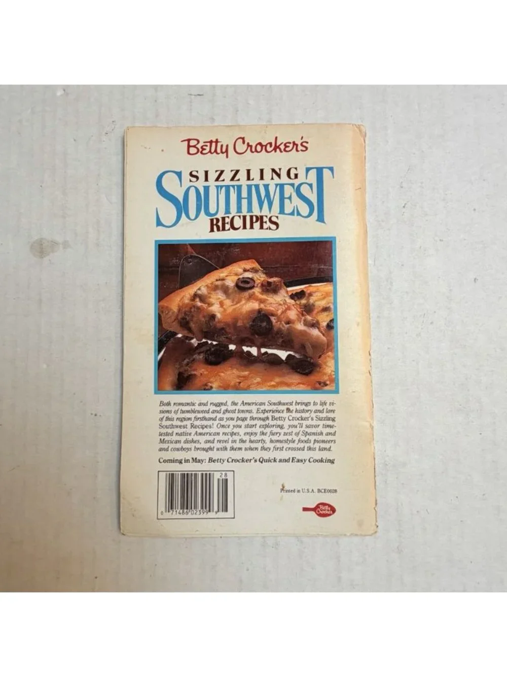 Betty Crocker Sizzling Southwest Recipes Vintage 1988